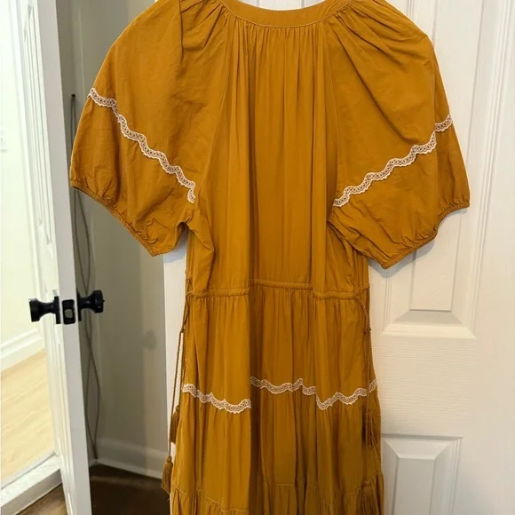Ulla Johnson - Claribel Dress - Women - Cotton/Polyester - 2 - Yellow - Picture 5 of 8